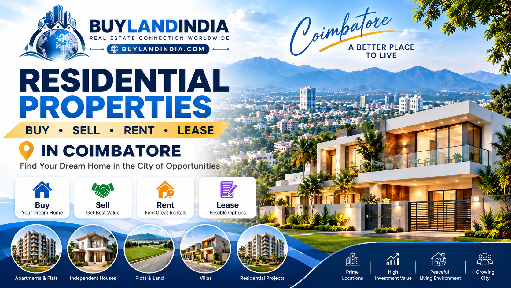 Real Lease Estate in Coimbatore